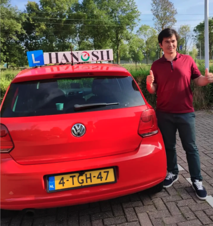 Geslaagde leerling 1 bij Rijschool Hanosh